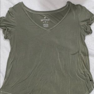American Eagle Olive Green Tee